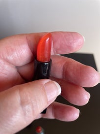 Listing 5 of 9 for Lipstick sculpture carved in black jade and fibre optic