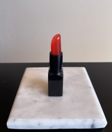 Listing 8 of 9 for Lipstick sculpture carved in black jade and fibre optic