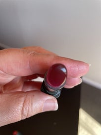 Listing 4 of 11 for Lipstick sculpture carved in jade, Hematite and fibre optic