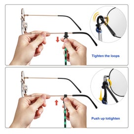 Listing 6 of 8 for 10/5pcs Eyewear Retainers, Glasses Straps, Adjustable Glasses Lanyard Holde