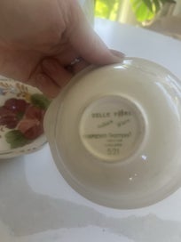 Listing 4 of 4 for Belle Fiore pair of sweet bowls