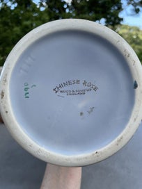 Listing 3 of 3 for VINTAGE H.J. WOOD CHINESE ROSE VASE