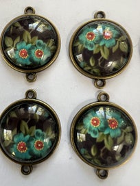 Listing 2 of 7 for Alice in wonderland + forget me not Pendants