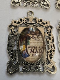 Listing 4 of 7 for Alice in wonderland + forget me not Pendants