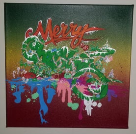 Listing 4 of 4 for Christmas Painting