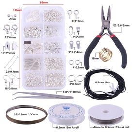 Listing 2 of 7 for Jewelry Making Kit with Tools, Wires, Charms and Findings for Jewelry Makin