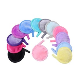 Listing 4 of 6 for 20Pcs 3X3inch Reusable Makeup Remover Pads for Face, Eye, Lips Microfiber F