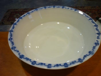 Listing 6 of 10 for BLUE & WHITE WASH JUG & BOWL H&K ENGLAND C1930'S.