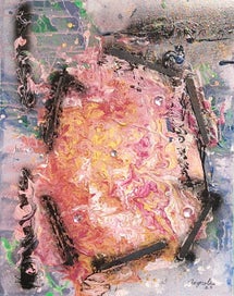 Listing 1 of 15 for Held Together by Fire – Original Acrylic Abstract Painting