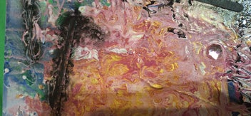 Listing 7 of 15 for Held Together by Fire – Original Acrylic Abstract Painting