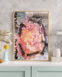 Listing 10 of 15 for Held Together by Fire – Original Acrylic Abstract Painting