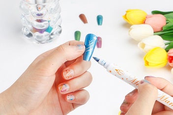 Listing 5 of 8 for 12 Colors DIY Nail Art Pens Set Dual Heads Nail Polish Pens Acrylic Paint Marker