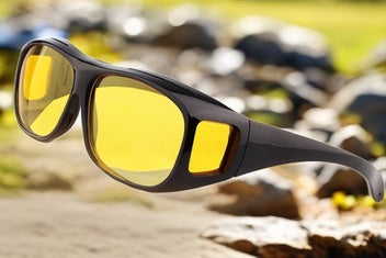 Listing 7 of 9 for Day Night Version Glasses Polarized Driving Wraparound Fit Over Sunglass -Yellow