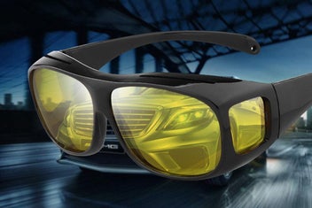 Listing 8 of 9 for Day Night Version Glasses Polarized Driving Wraparound Fit Over Sunglass -Yellow
