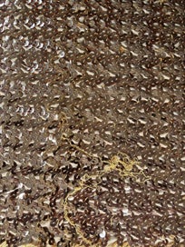 Listing 5 of 20 for Sequinned gold fabric | vintage | 1970s | 3m