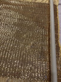 Listing 12 of 20 for Sequinned gold fabric | vintage | 1970s | 3m