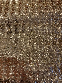 Listing 18 of 20 for Sequinned gold fabric | vintage | 1970s | 3m