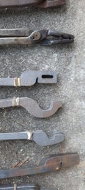 Listing 5 of 7 for Blacksmith tongs. 9 pairs.