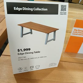 Listing 10 of 10 for Bespoke table on wheels for on a deck - steel & ceder