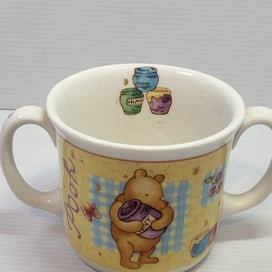 Listing 2 of 6 for Vintage Royal Doulton Winnie The Pooh & Eeyore Childs 1st Cup Double Handled Mug