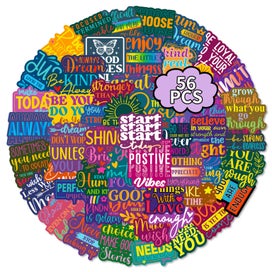Listing 2 of 10 for Inspirational Quote Stickers - 50pcs You Matter Colourful Journaling Decals