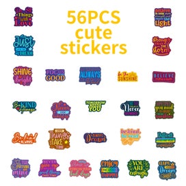 Listing 3 of 10 for Inspirational Quote Stickers - 50pcs You Matter Colourful Journaling Decals