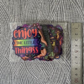 Listing 10 of 10 for Inspirational Quote Stickers - 50pcs You Matter Colourful Journaling Decals