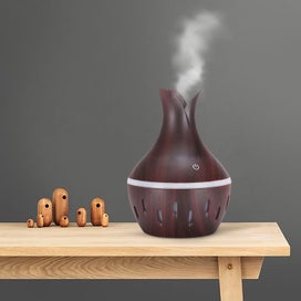 Listing 3 of 3 for 130ml LED Oil Diffuser Humidifier Aromatherapy Wood Grain Vase Aroma,for Me