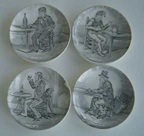 Listing 1 of 6 for Delft Boch Belgium 4 Dishes