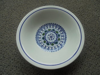 Listing 1 of 4 for Burleigh Ironstone (England) 'Mosaic' pattern bowl