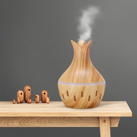 Listing 3 of 3 for 130ml LED Oil Diffuser Humidifier Aromatherapy Wood Grain Vase Aroma,for Me