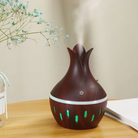 Listing 2 of 3 for 130ml LED Oil Diffuser Humidifier Aromatherapy Wood Grain Vase Aroma,for Me