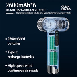 Listing 5 of 9 for Cordless Hair Dryer for Thick Hair - Dual Voltage Fast Charging Travel Blow