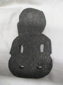 Listing 2 of 3 for POR25 779 - Tiki - Carved from Volcanic River Rock - Paua Inlay