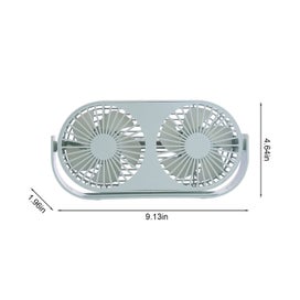 Listing 3 of 7 for Desktop Double-Headed, Dual-Blade Aromatherapy Fan, Usb Rechargeable Tablet