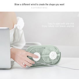 Listing 7 of 7 for Desktop Double-Headed, Dual-Blade Aromatherapy Fan, Usb Rechargeable Tablet