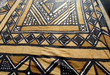 Listing 3 of 3 for Bogolan Mudcloth, a handwoven, hand-dyed textile crafted.