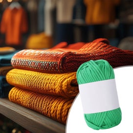 Listing 4 of 6 for 50g T-Shirt Yarn Spaghetti Yarn Elastic Fabric Crochet Cloth Yarn for Bag B