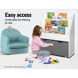 Listing 5 of 7 for Keezi Kids 3 Tiers Bookshelf Magazine Rack Children Bookcase Organiser Storage