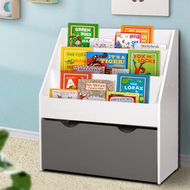 Listing 7 of 7 for Keezi Kids 3 Tiers Bookshelf Magazine Rack Children Bookcase Organiser Storage