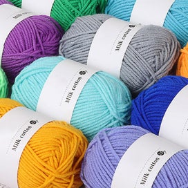 Listing 6 of 9 for Colorful Hand Knitting 25g Knitting Crochet Milk Soft Baby Cotton Wool Yarn