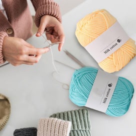 Listing 7 of 9 for Colorful Hand Knitting 25g Knitting Crochet Milk Soft Baby Cotton Wool Yarn