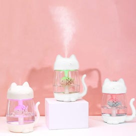 Listing 6 of 7 for White Humidifiers for Bedroom, LED Colorful Home Aromatherapy Humidifier, USB