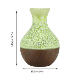 Listing 3 of 4 for Yellow Humidifiers for Bedroom, New Portable Colorful Wood Grain Oil Diffus