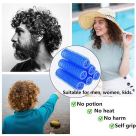 Listing 4 of 7 for 24PCS Self Grip Small Hair Curlers Roller Hair Curlers Salon Hairdressing C