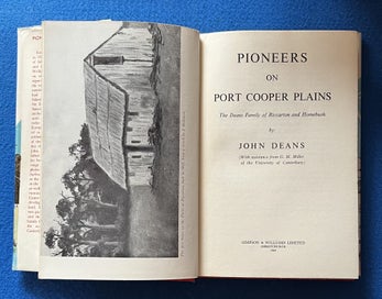 Listing 3 of 8 for Pioneers On Port Cooper Plains - The Deans Family Of Riccarton - John Deans
