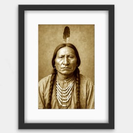 Listing 3 of 8 for Chief Joseph | North American Indian Portrait | Framed Photo 1/6
