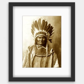 Listing 5 of 8 for Chief Joseph | North American Indian Portrait | Framed Photo 1/6