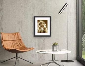 Listing 2 of 8 for Chief Joseph | North American Indian Portrait | Framed Photo 1/6