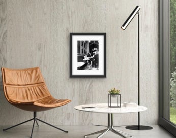 Listing 2 of 8 for Buffalo Bill Sitting Bull Black Elk at Caffe Greco Roma 1980 | Framed Photo 1/6